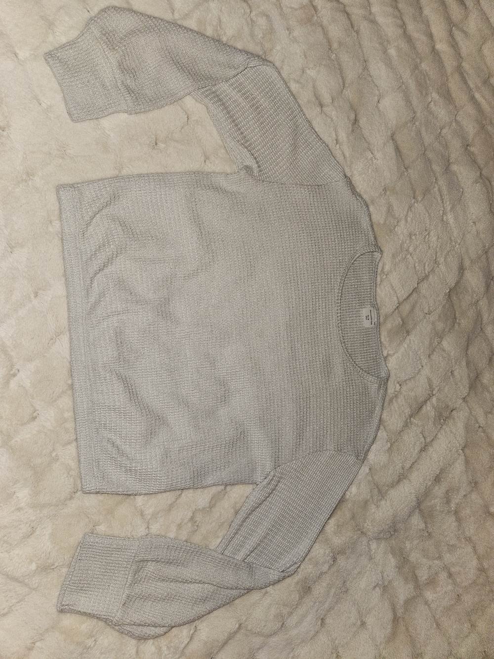 abercrombie kids Cream Knit Pullover Sweater